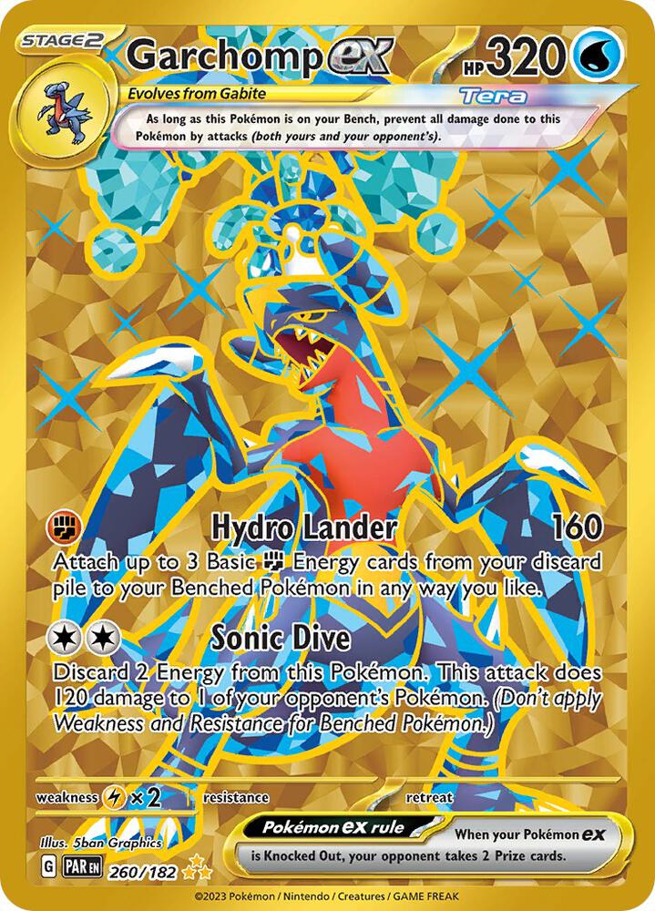 Garchomp ex - 260/182 - SV04: Paradox Rift (PAR) - Scroll and Circuit Games